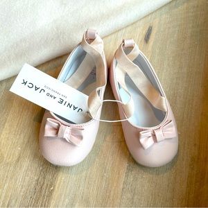NWT Janie & Jack Ballet Flats 18-24 months
